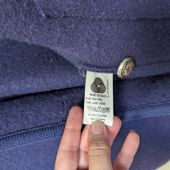 Geiger Collection Austrian Boiled Wool Jacket | Navy | Size 40 (L) - Picture 3 of 6